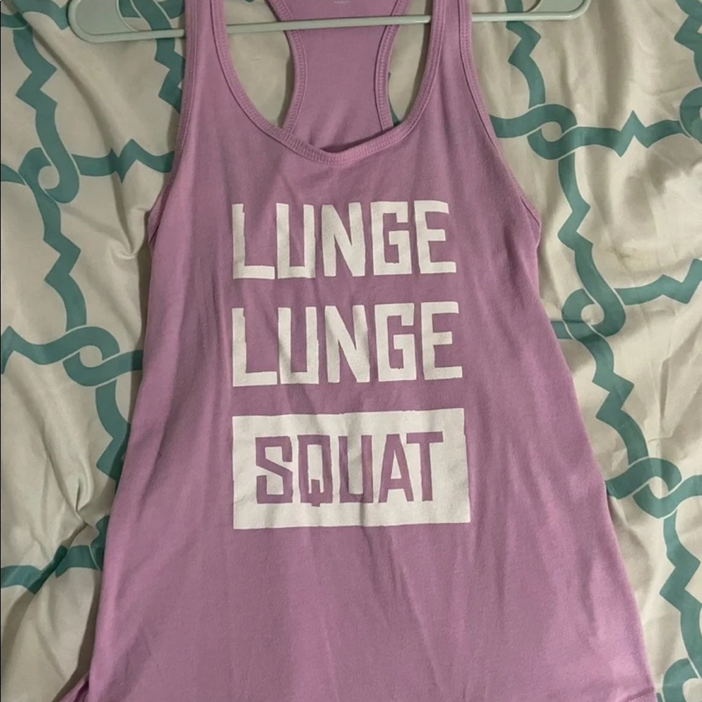 Cute workout tank size small